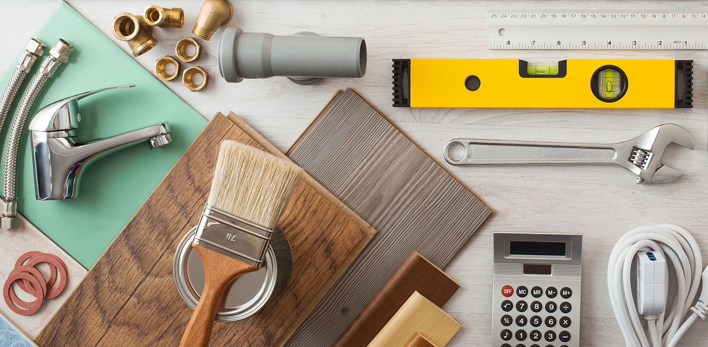 A layout of tools for our handyman.